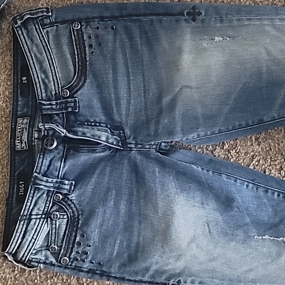 Womens affliction jeans